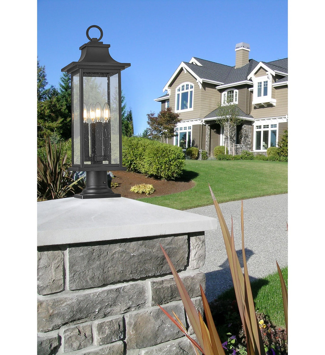 4 Light Outdoor Pier Mounted Fixture
