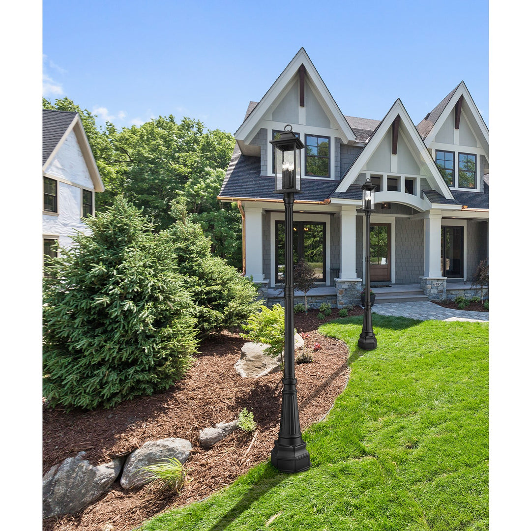 4 Light Outdoor Post Mounted Fixture