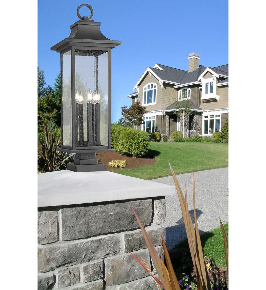 6 Light Outdoor Pier Mounted Fixture