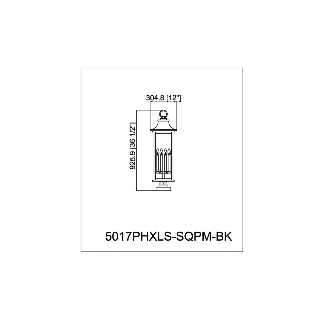 6 Light Outdoor Pier Mounted Fixture