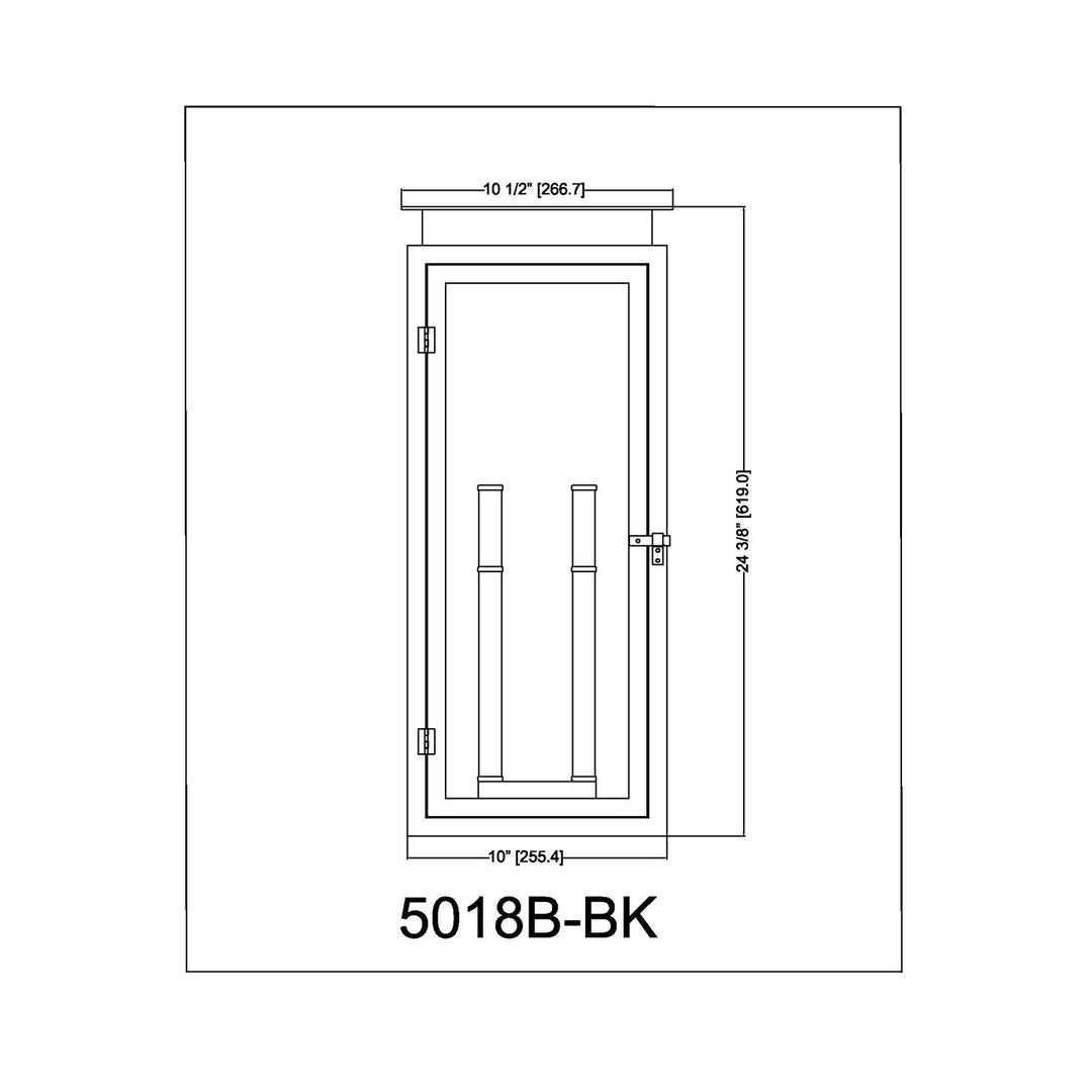 4 Light Outdoor Wall Light