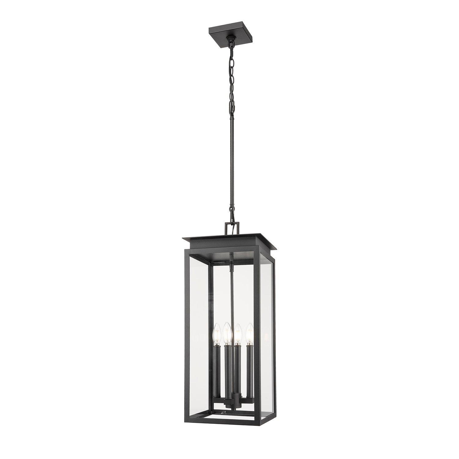 4 Light Outdoor Chain Mount Ceiling Fixture by Z-Lite