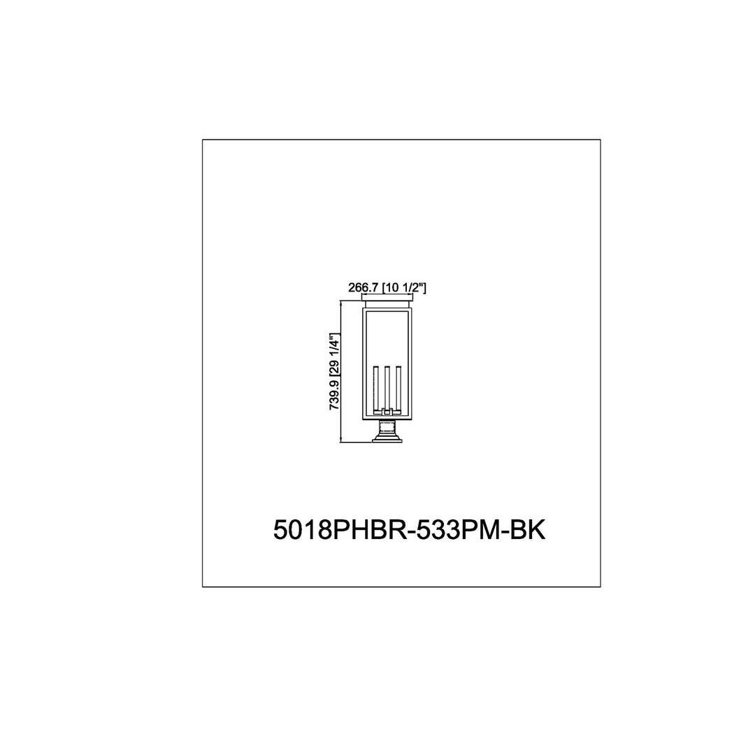 4 Light Outdoor Pier Mounted Fixture