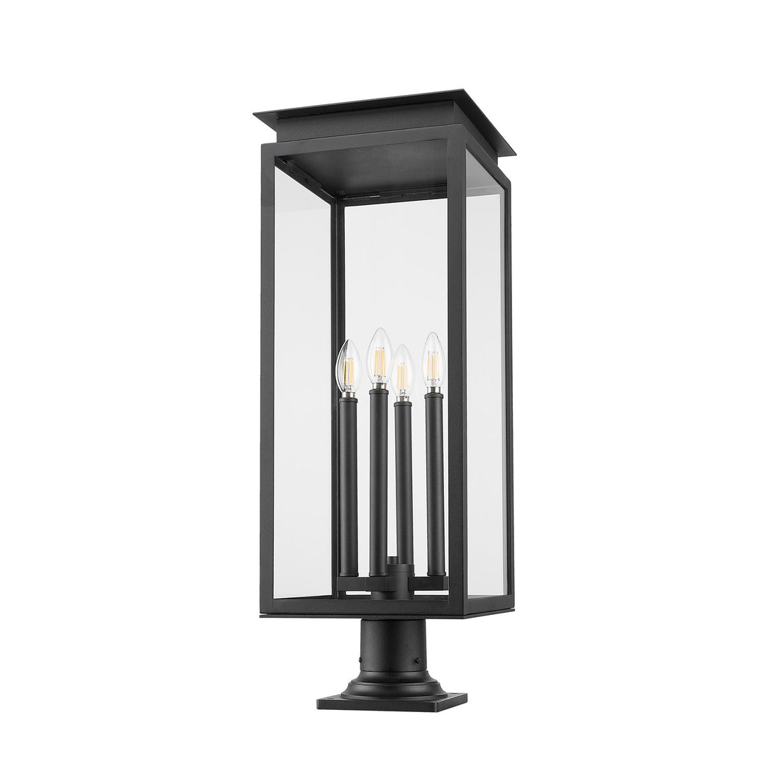 4 Light Outdoor Pier Mounted Fixture
