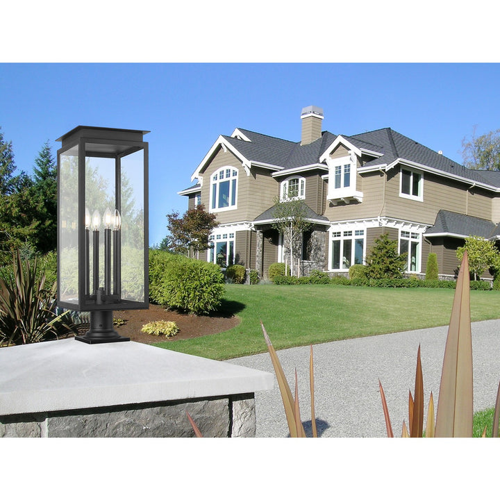 4 Light Outdoor Pier Mounted Fixture