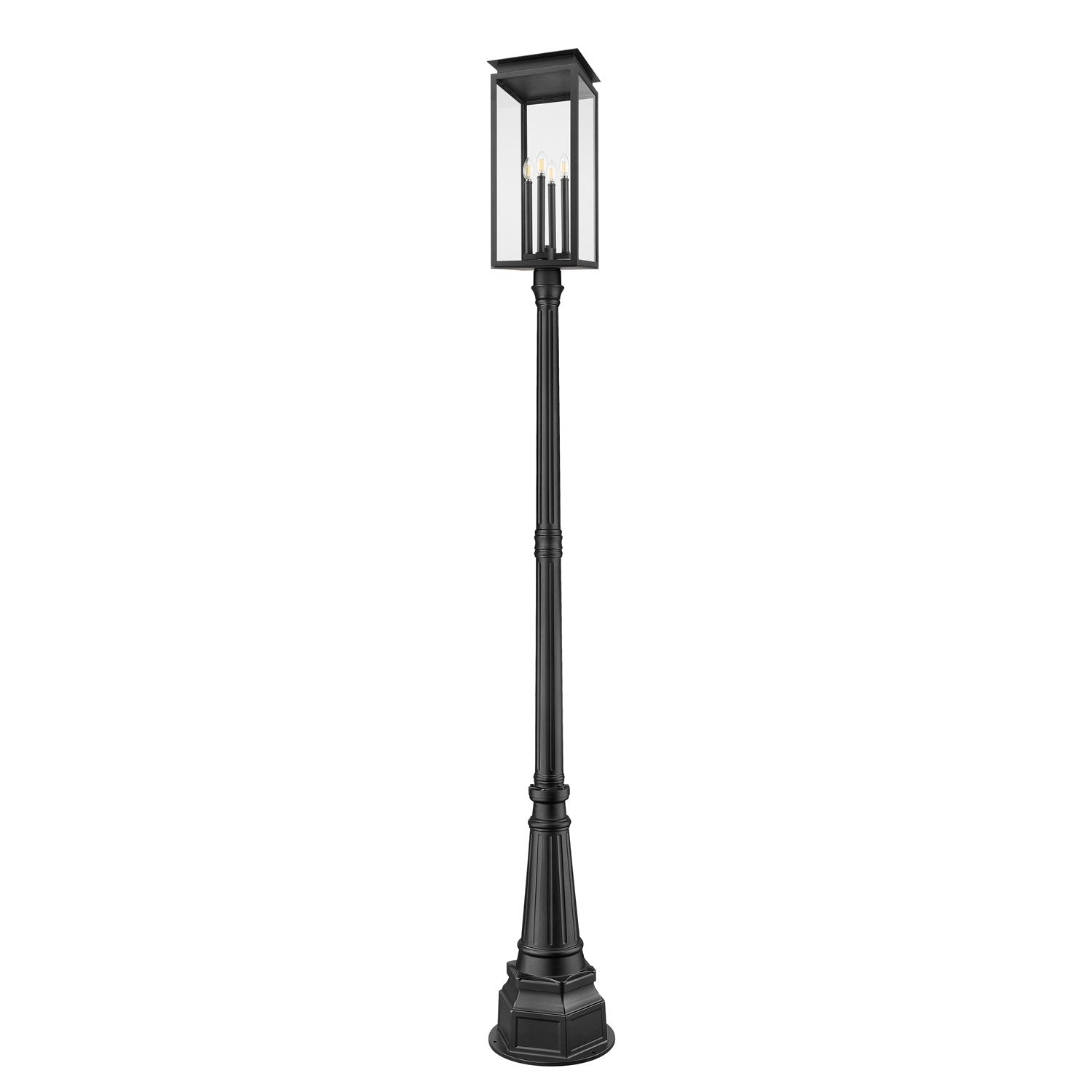 4 Light Outdoor Post Mounted Fixture