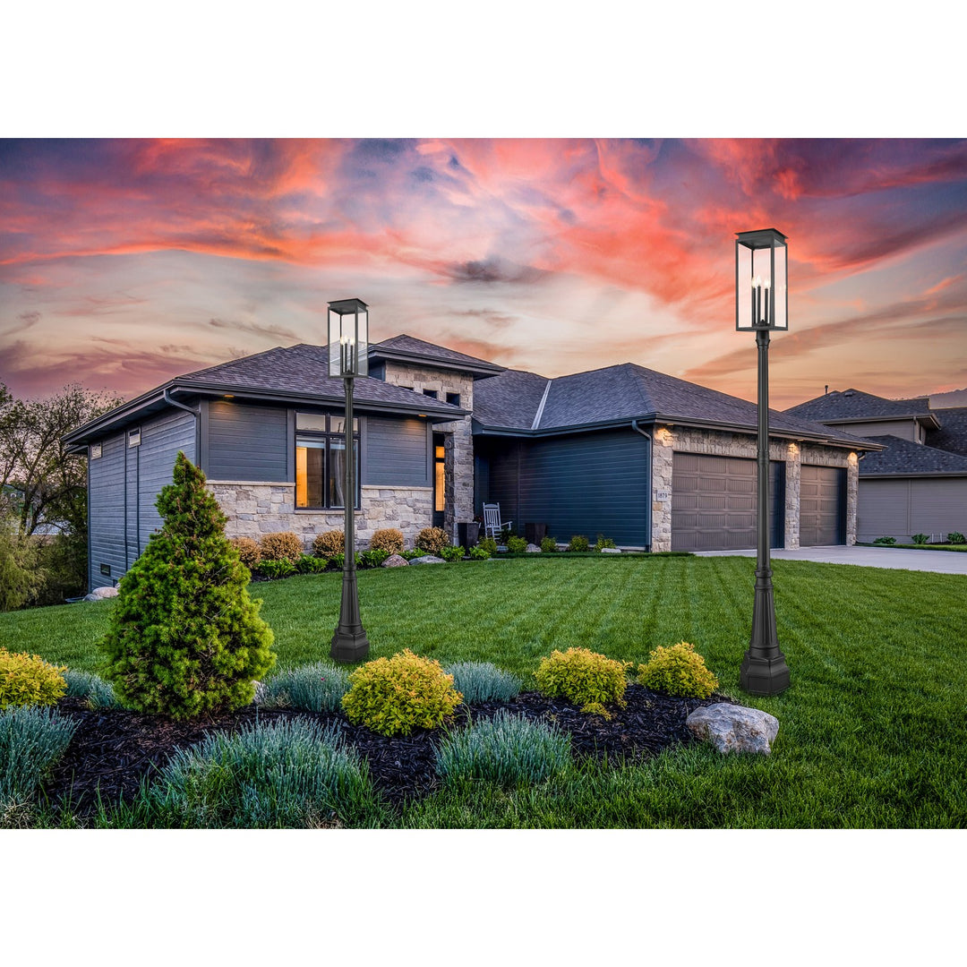 4 Light Outdoor Post Mounted Fixture