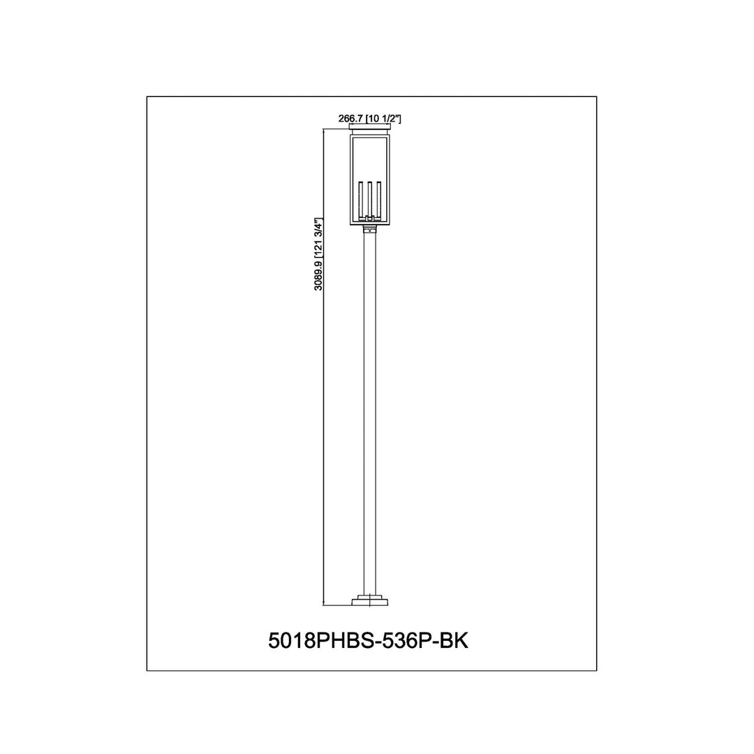 4 Light Outdoor Post Mounted Fixture