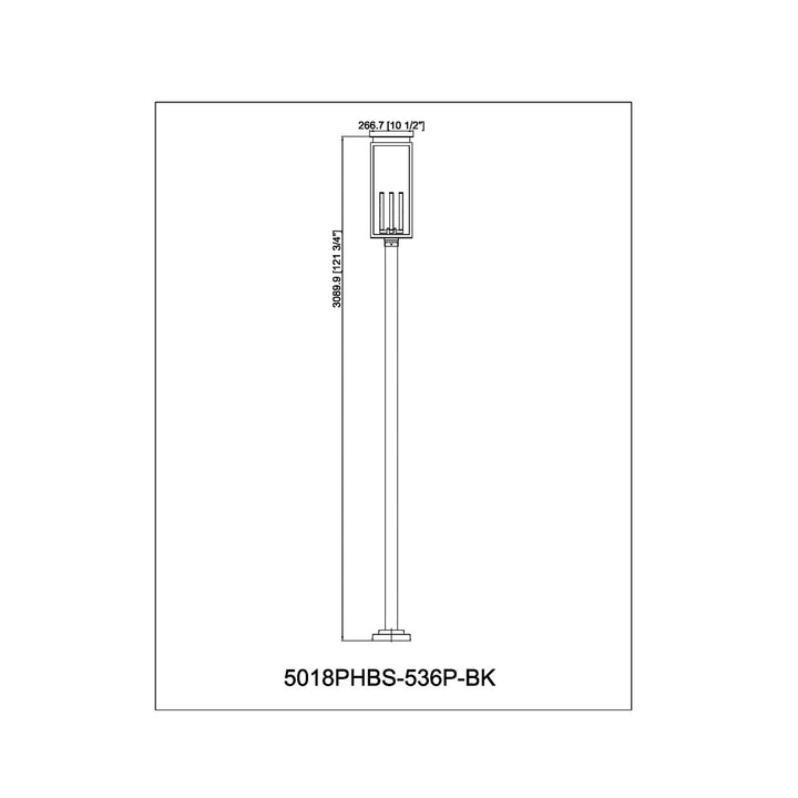 4 Light Outdoor Post Mounted Fixture