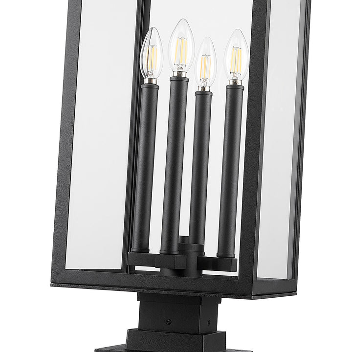 4 Light Outdoor Pier Mounted Fixture