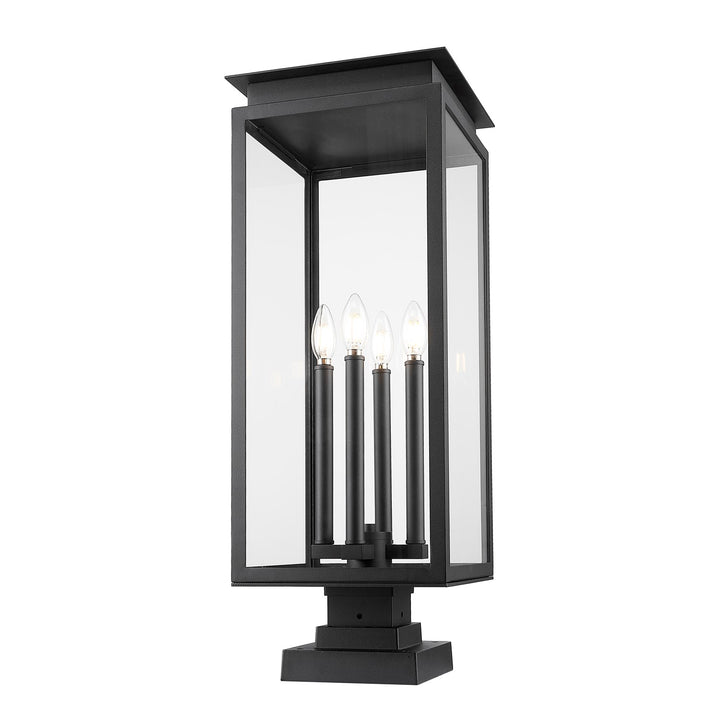 4 Light Outdoor Pier Mounted Fixture