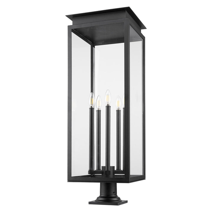 5 Light Outdoor Pier Mounted Fixture