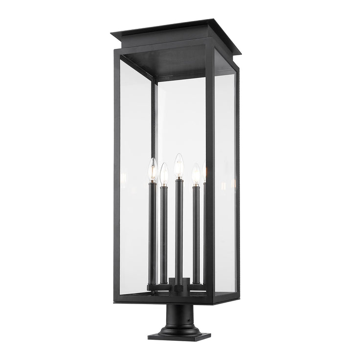 5 Light Outdoor Pier Mounted Fixture