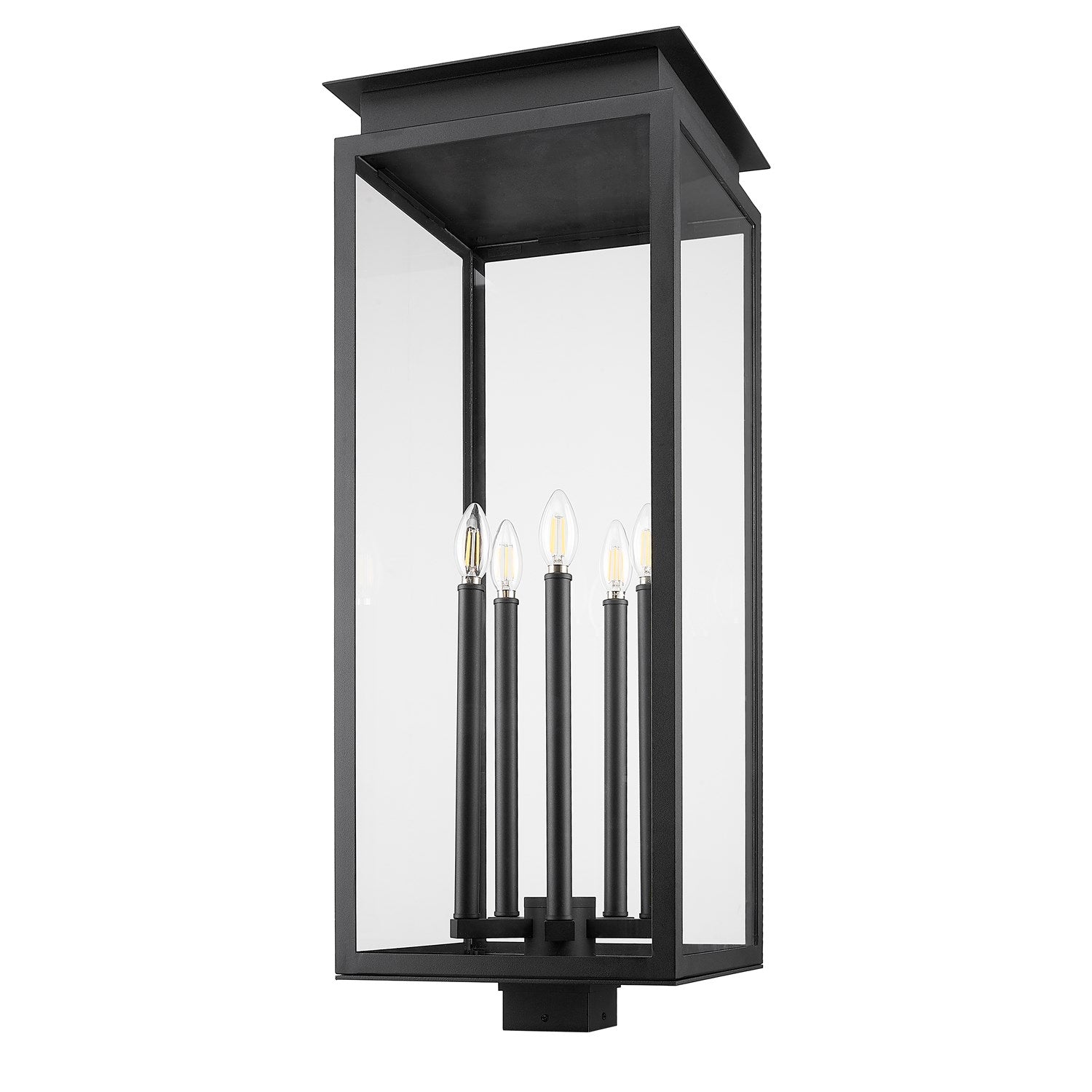 5 Light Outdoor Post Mount Fixture