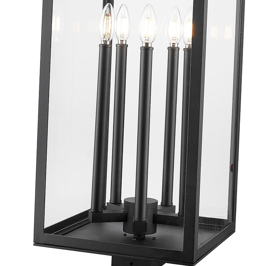 5 Light Outdoor Post Mount Fixture