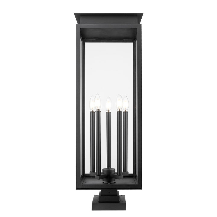 5 Light Outdoor Pier Mounted Fixture