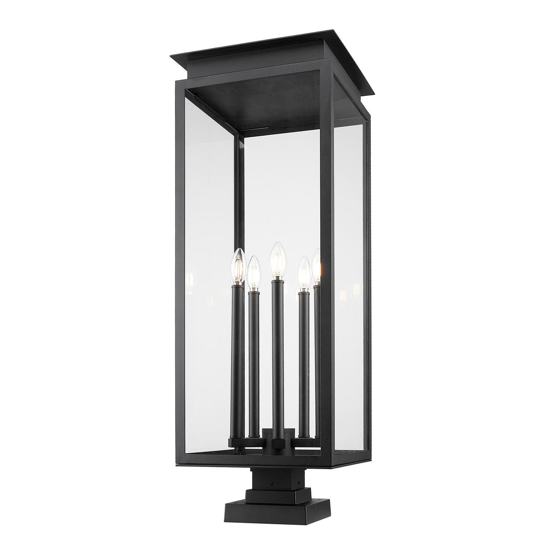 5 Light Outdoor Pier Mounted Fixture