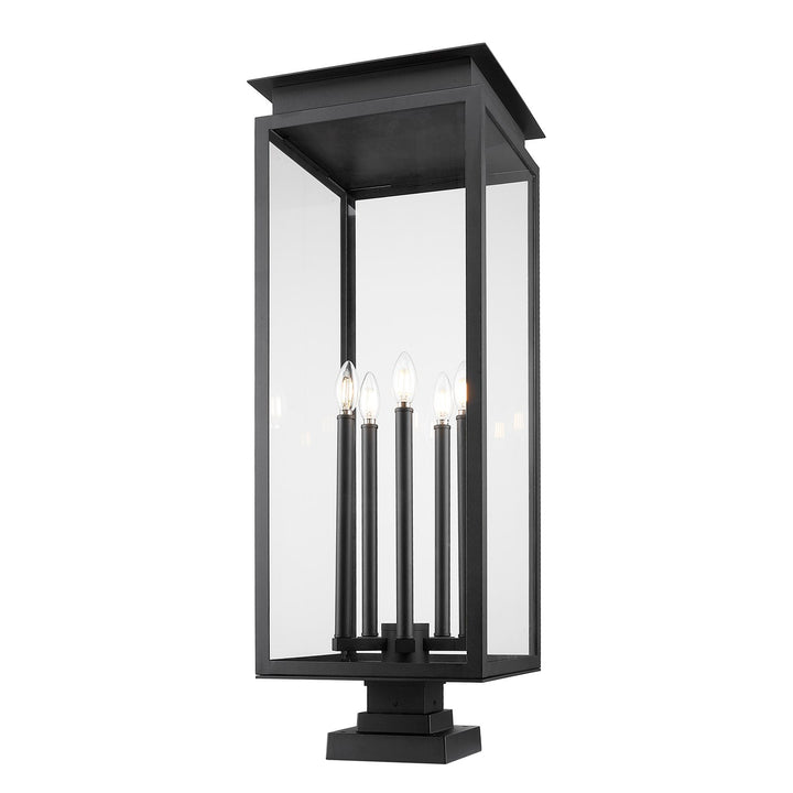 5 Light Outdoor Pier Mounted Fixture