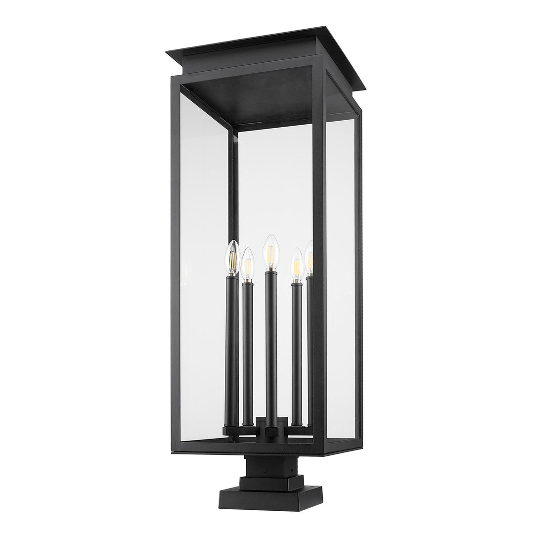 5 Light Outdoor Pier Mounted Fixture