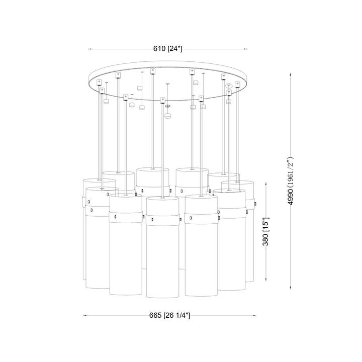 11 Light Chandelier