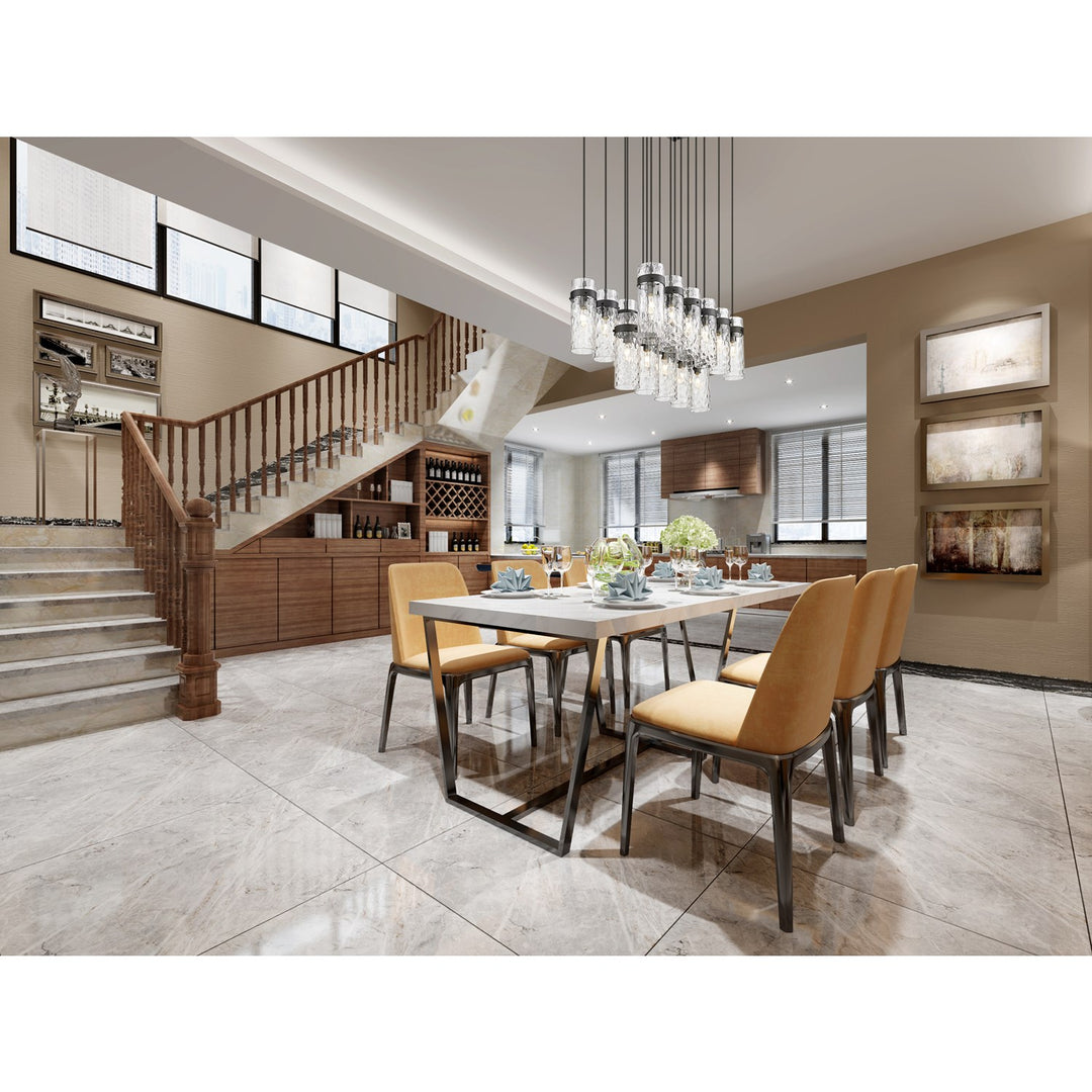 17 Light Linear Chandelier