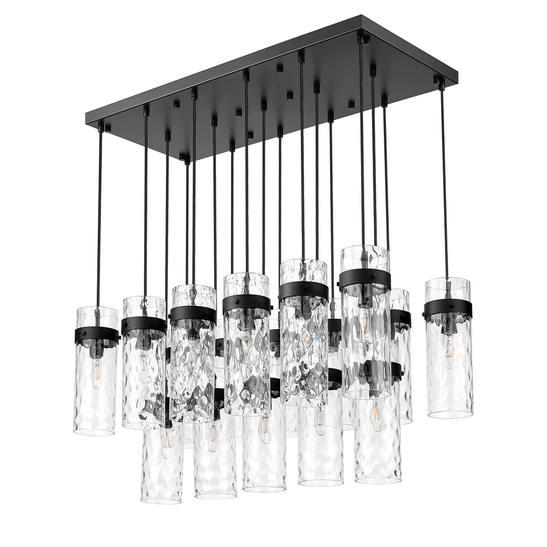 17 Light Linear Chandelier