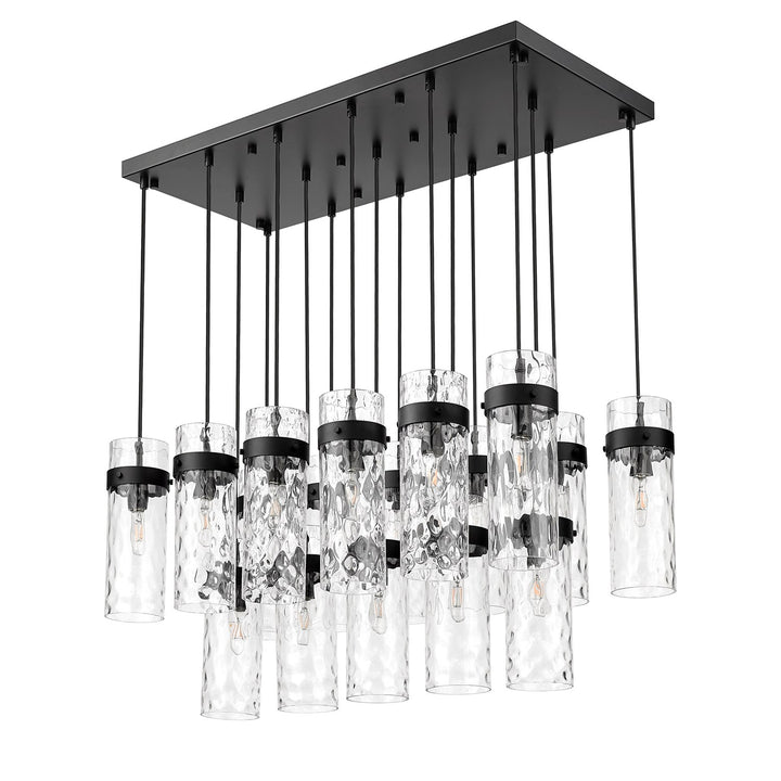 17 Light Linear Chandelier