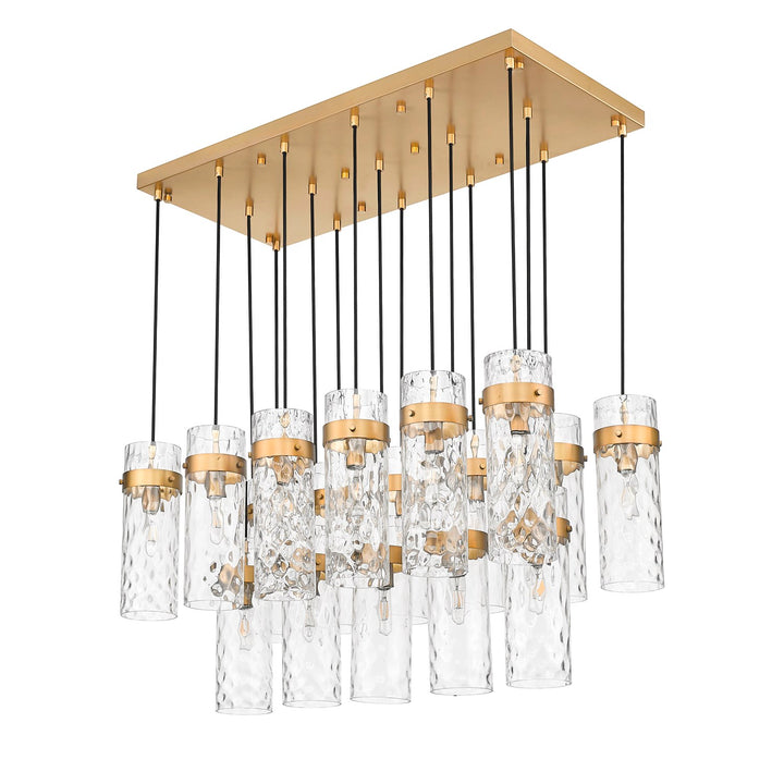 17 Light Linear Chandelier