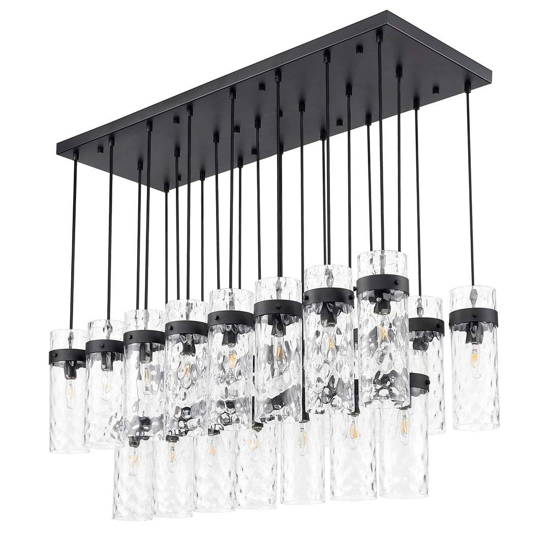 23 Light Linear Chandelier
