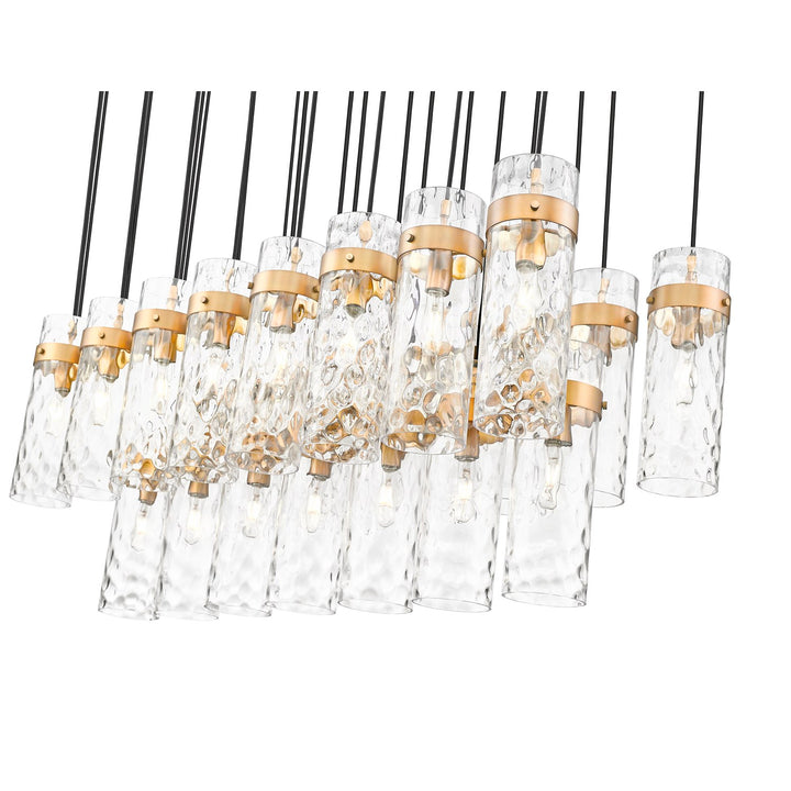 23 Light Linear Chandelier
