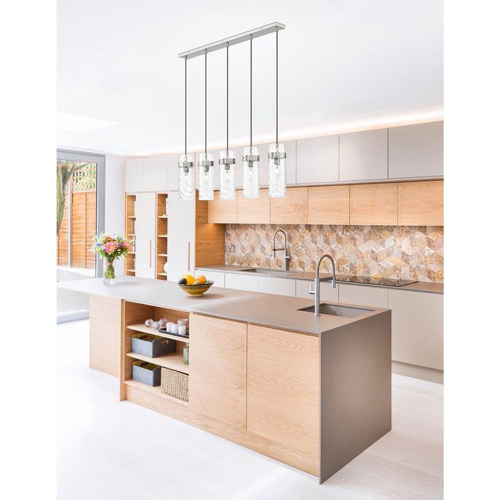 5 Light Linear Chandelier