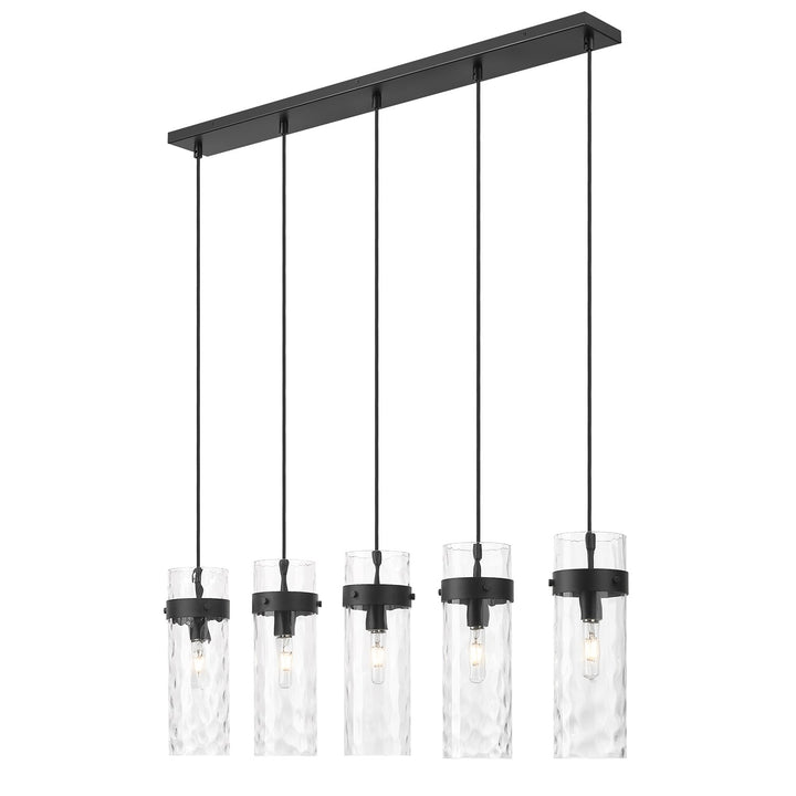5 Light Linear Chandelier by Z-Lite