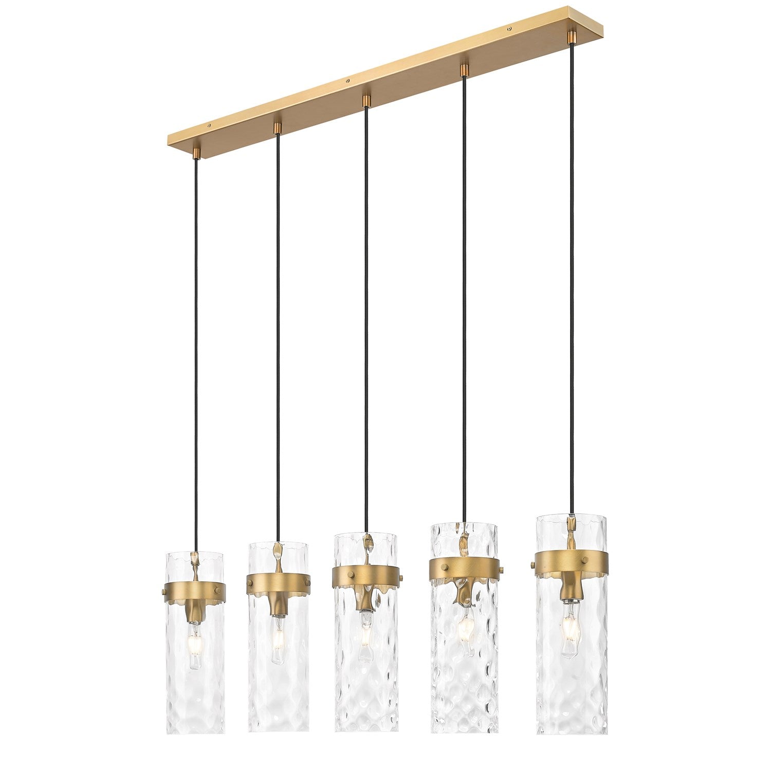 5 Light Linear Chandelier by Z-Lite
