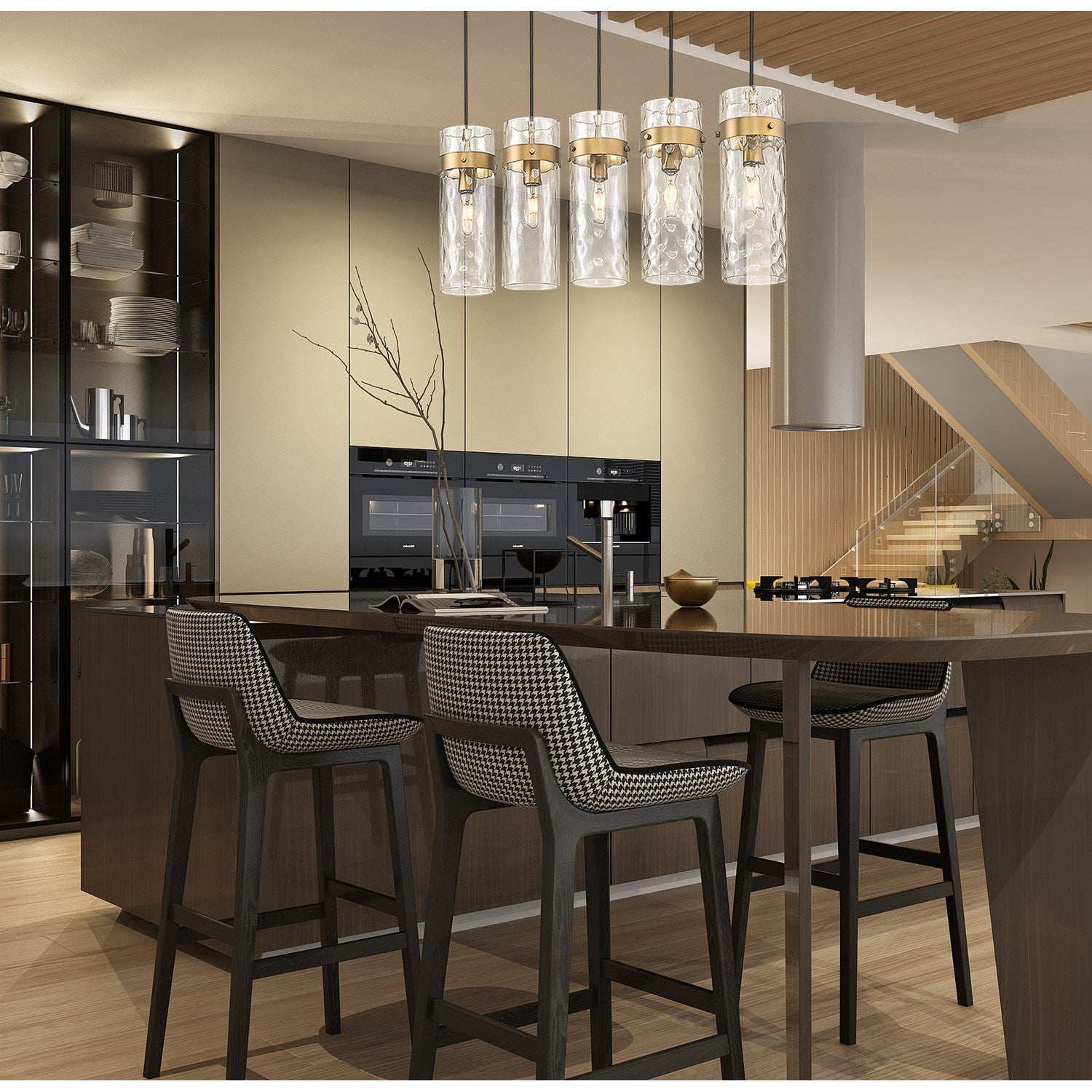 5 Light Linear Chandelier