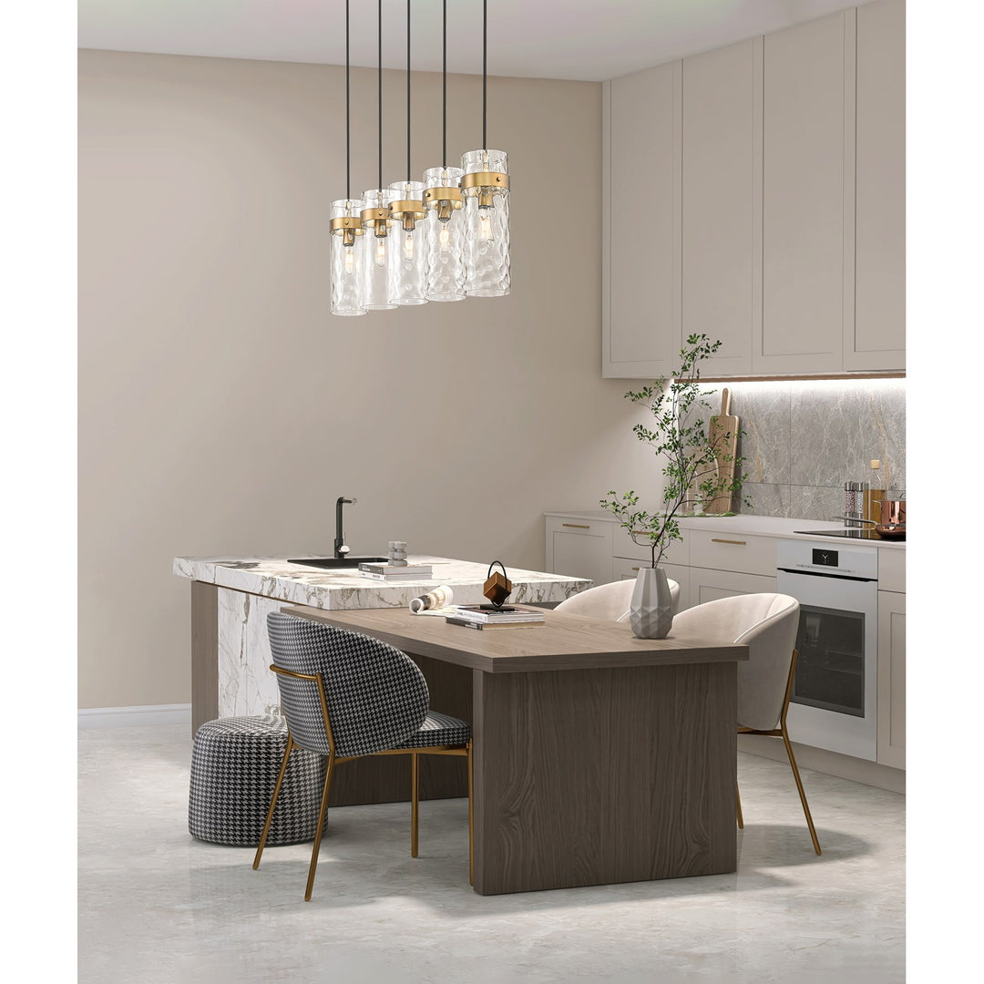 5 Light Linear Chandelier