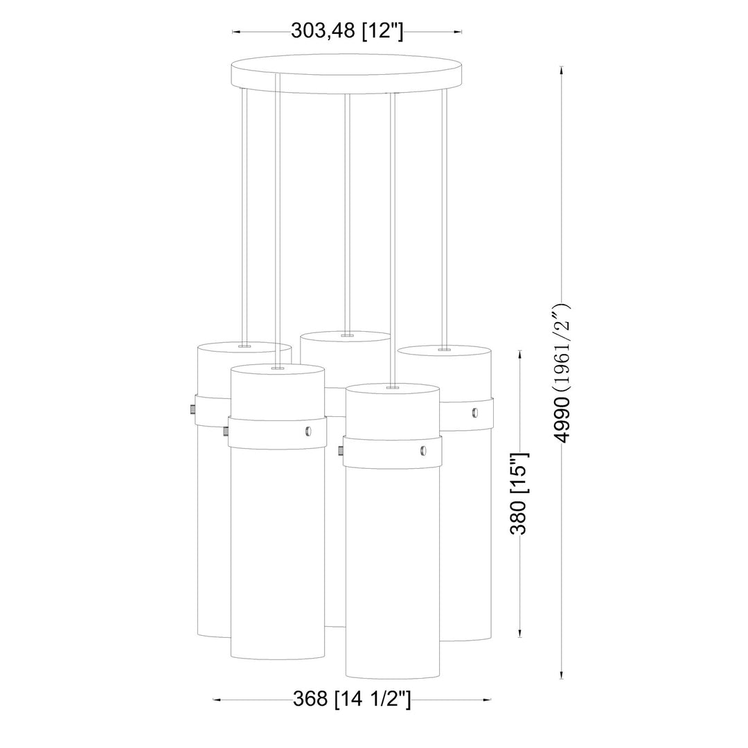 5 Light Chandelier