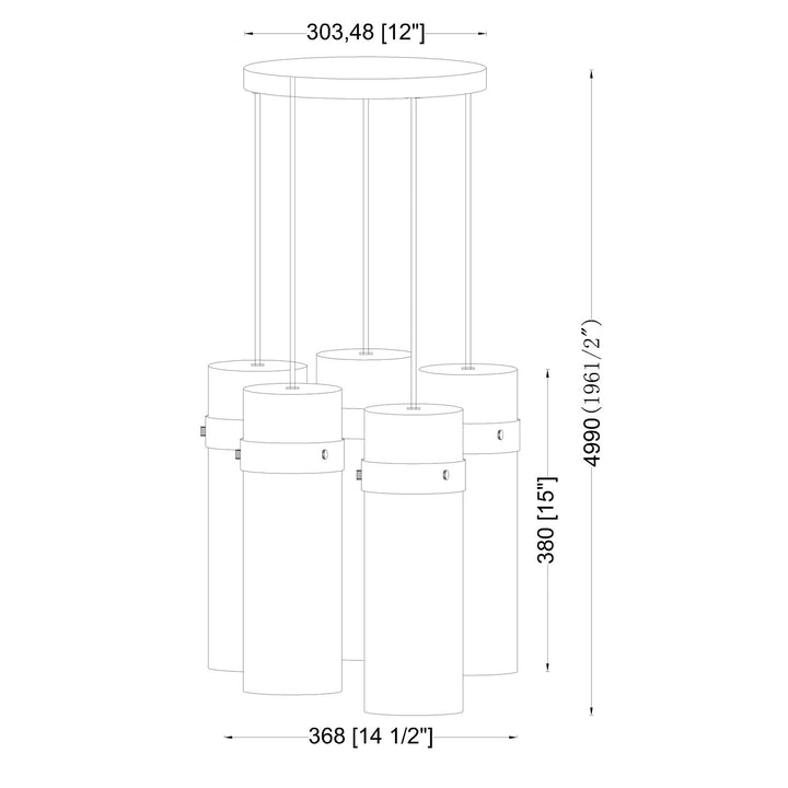 5 Light Chandelier