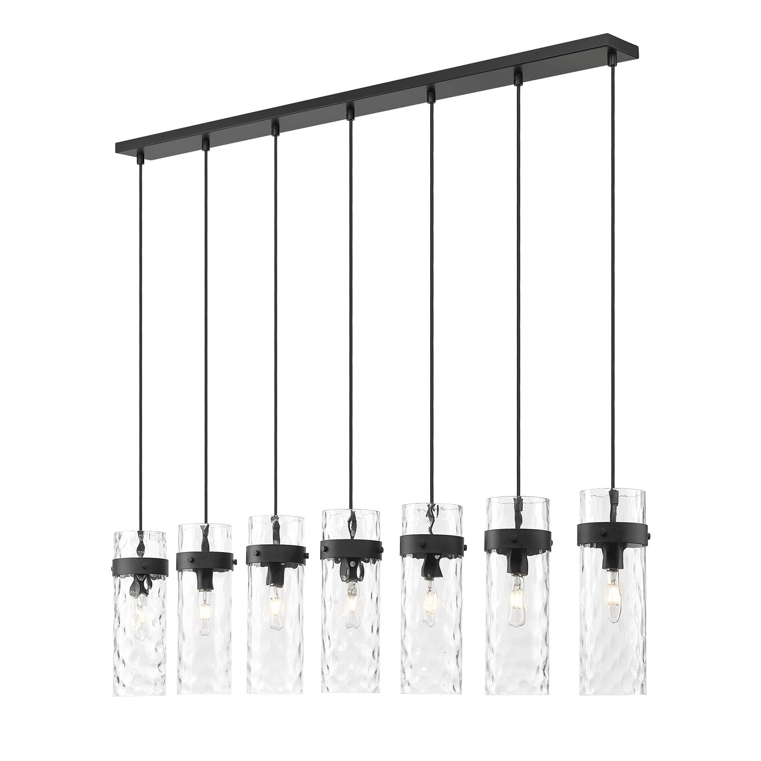 7 Light Linear Chandelier by Z-Lite