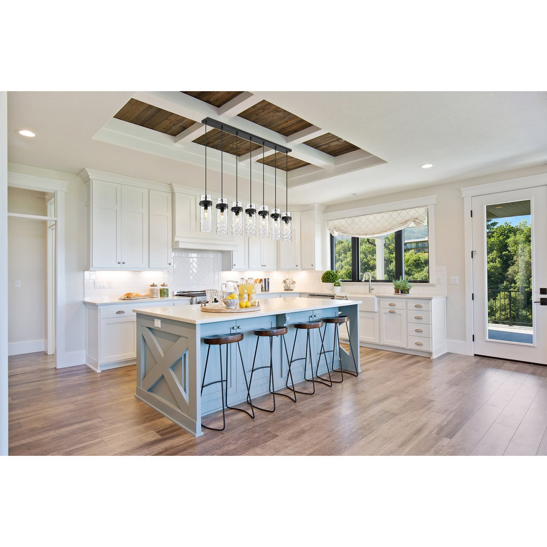 7 Light Linear Chandelier