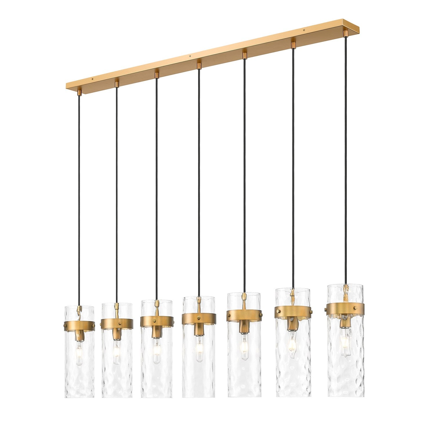 7 Light Linear Chandelier by Z-Lite