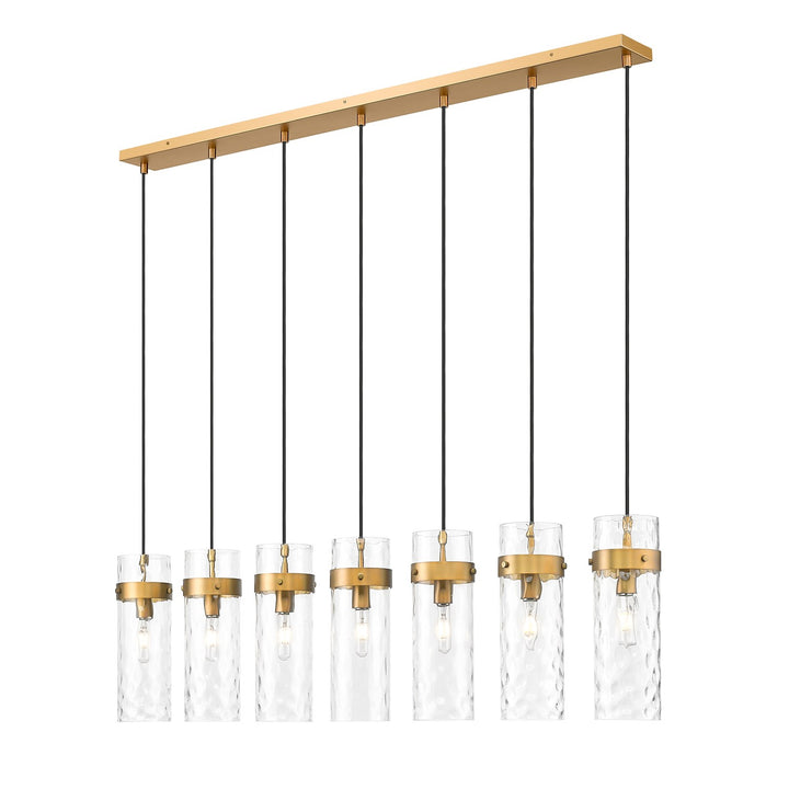7 Light Linear Chandelier by Z-Lite