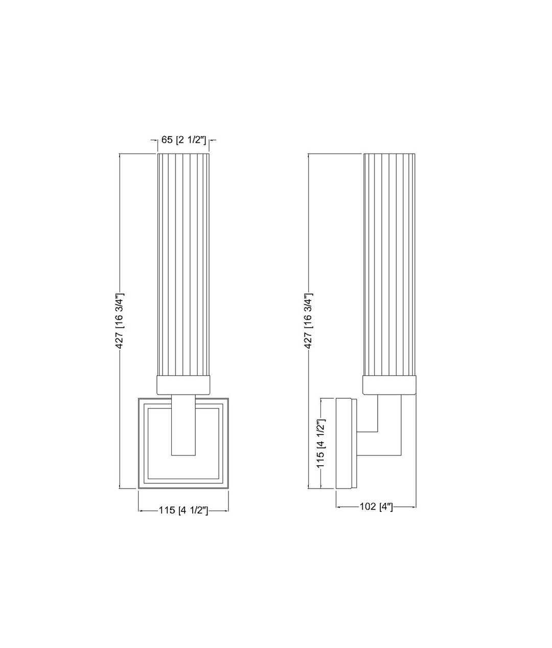 1 Light Wall Sconce