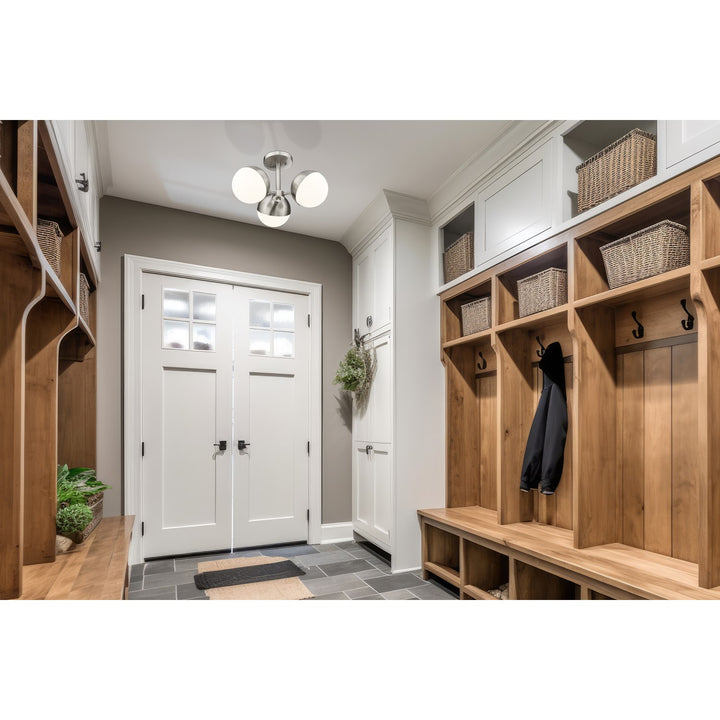 3 Light Semi Flush Mount
