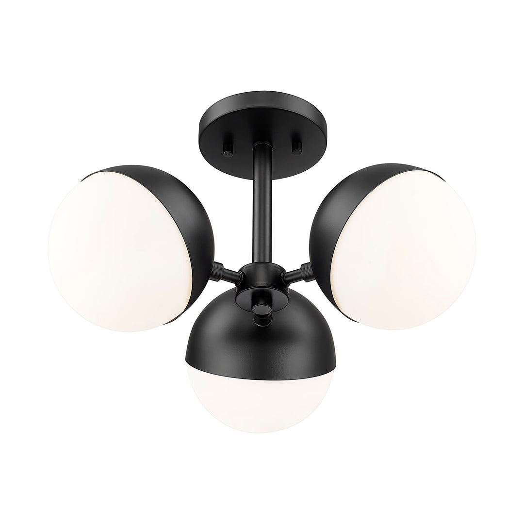 3 Light Semi Flush Mount