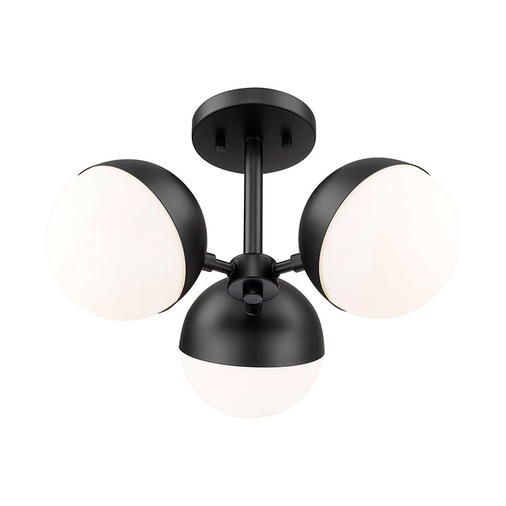 3 Light Semi Flush Mount