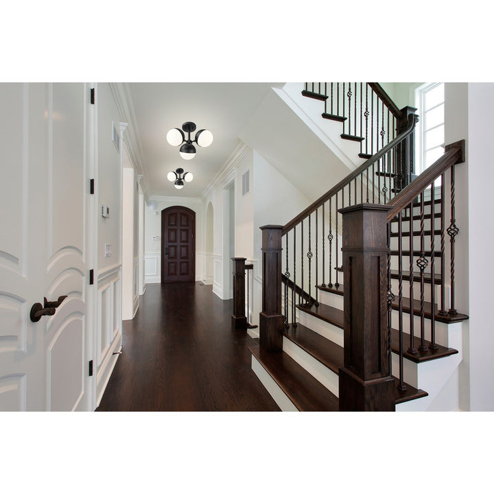 3 Light Semi Flush Mount