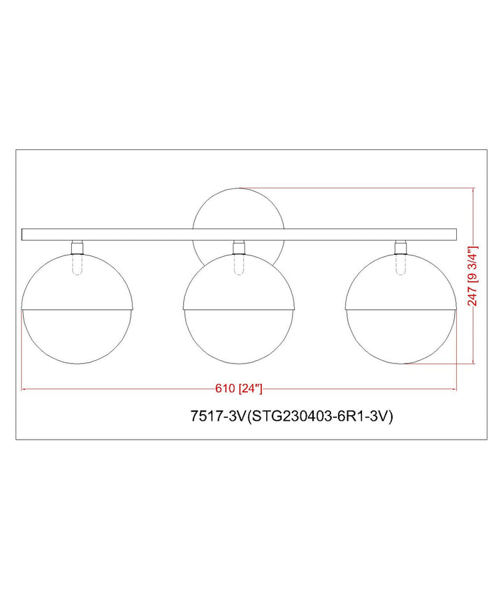 3 Light Vanity