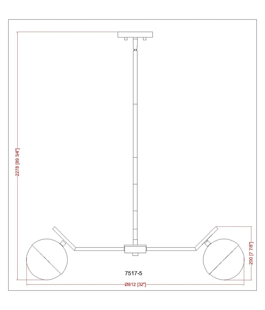 5 Light Chandelier