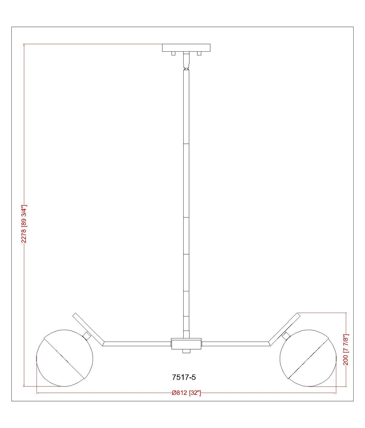 5 Light Chandelier