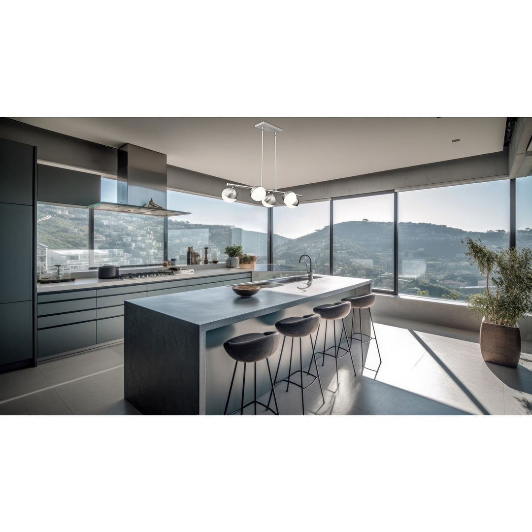 5 Light Linear Chandelier